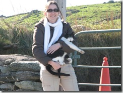 Wife holding a Cat