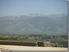 Mt. Hermon, view from Kefar Giladi